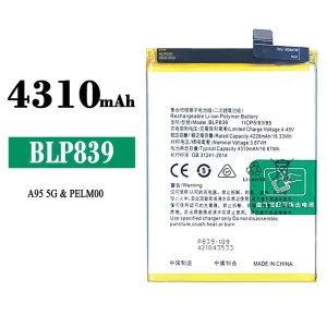 Batteria BLP839 per OPPO A95 5G / A94 5G / Reno 5Z 5G / Reno 6Z