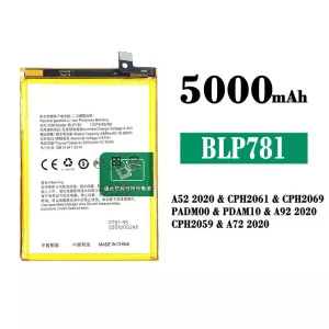 Batteria BLP781 per OPPO A52 2020 / A72 2020 / A92 2020