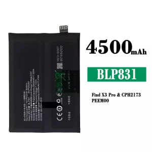 Batteria BLP831 per OPPO Find X3 / Find X3 Pro