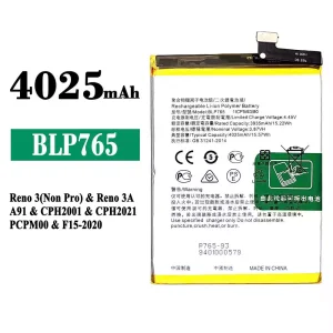 Batteria BLP765 per OPPO Reno 3(Non Pro) / Reno 3A