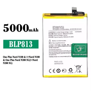 Batteria BLP813 per OnePlus Nord N100 / Nord N200