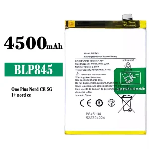 Batteria BLP845 per OnePlus Nord CE