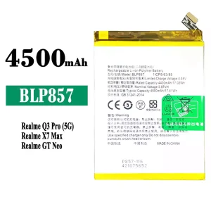 Batteria BLP857 per OPPO Realme Q3 Pro / GT NEO / X7 Max