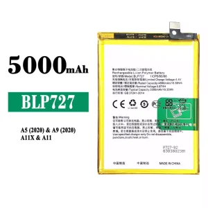 Batteria BLP727 per OPPO A5 2020 / A9 2020 / A11X / A11