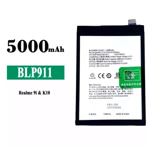 Batteria BLP911 per OPPO Realme 9i /Realme K10 /Realme 9 Pro