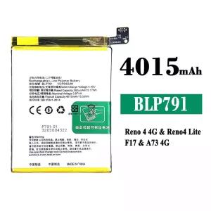 Batteria BLP791 per OPPO Reno 4 4G /Reno 4 Lite /F17 /A73 4G