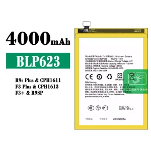 Batteria BLP623 per OPPO R9s Plus/F3 Plus