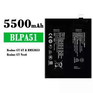 Batteria BLPA51 per OPPO Realme GT 6T/ Realme GT Neo 6