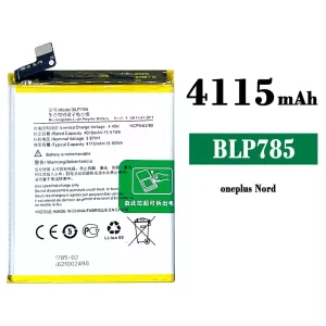 Batteria BLP785 per OPPO oneplus Nord