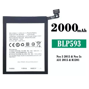 Batteria BLP593 per OPPO Neo 5 2015/Neo 5s/A31 2015