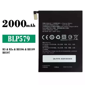 Batteria BLP579 per OPPO R5/R5s
