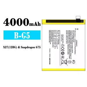 Batteria B-G5 per VIVO X27(128G)/ Snapdragon 675