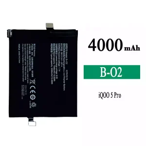 Batteria B-O2 per VIVO iQOO 5 Pro
