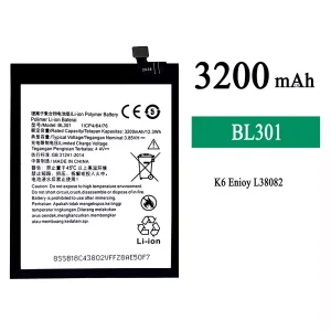 Batteria BL301 per Lenovo K6 Enjoy