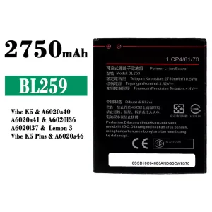 Batteria BL259 per Lenovo Vibe K5 / Lemon 3 / Vibe K5 Plus