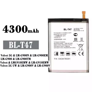Batteria BL-T47 per LG Velvet 5G