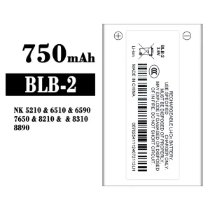 Batteria BLB-2 per Nokia NK 5210/6510/6590/7650/8210/8310/8890