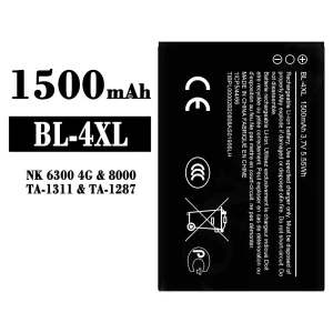 Batteria BL-4XL per Nokia NK 6300 4G/8000