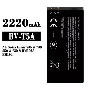 Batteria BV-T5A per Nokia Lumia 735/738/550/730