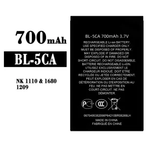Batteria BL-5CA per Nokia NK 1110/1680/1209