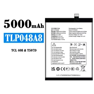 Batteria TLP048A8 per Alcatel TCL 408/T507D