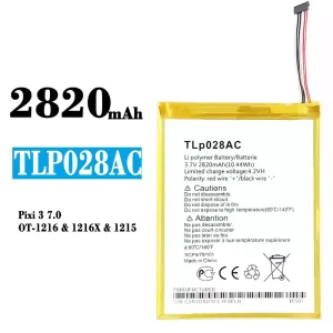 Batteria TLp028AC per Alcatel Pixi 3 7.0