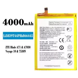 Batteria Li3839T44P8h866445 per ZTE Blade A71