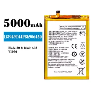 Batteria Li3949T44P8h906450 per ZTE Blade 20/Blade A52