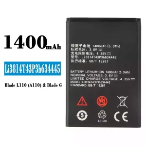 Batteria Li3814T43P3h634445 per ZTE Blade L110(A110)/Blade G