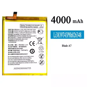 Batteria Li3839T43P8h826348 per ZTE Blade A7