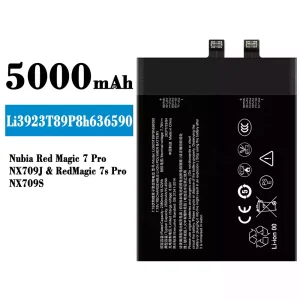 Batteria Li3923T89P8h636590 per Nubia Red Magic 7 Pro/ RedMagic 7S Pro