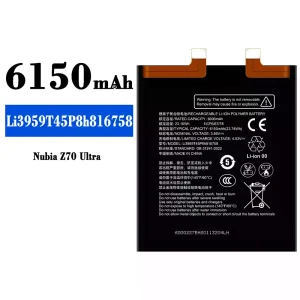 Batteria Li3959T45P8h816758 per Nubia Z70 Ultra