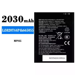 Batteria Li3820T44P4h665055 per ZTE MF935