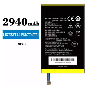Batteria Li3728T42P3h774771 per ZTE MF915