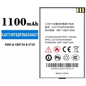 Batteria Li3710T42P3h553657 per ZTE S302/CBS718/S718