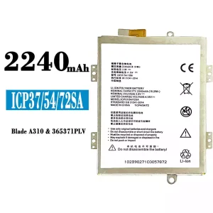 Batteria ICP37/54/72SA per ZTE A310