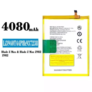 Batteria Li3940T44P8h937238 per ZTE Blade Z Max Z982