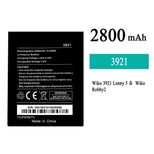 Batteria 3921 per WIKO LENNY 5