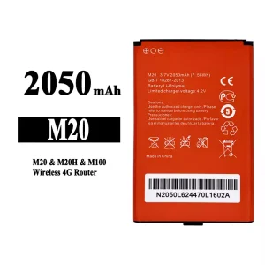 Batteria M20 per Benteng M20H/M100