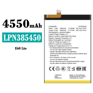 Batteria LPN385450 per Hisense E60 Lite