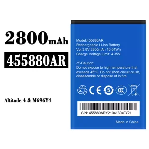 Batteria 455880AR per YES Altitude 4