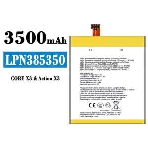 Batteria LPN385350 per CROSSCALL CORE X3/Action X3
