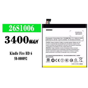 Batteria 26S1006 per Amazon Kindle Fire HD 6/58-000092
