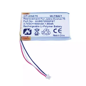 Batteria di ricambio per cuffie Jabra Evolve 75,Evolve 75 UC,Evolve 75 SE,AHB572535PST