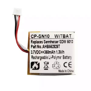 Batteria di ricambio per cuffie Sennheiser SDW 5013,SDW5014,SDW 5015,SDW 5016