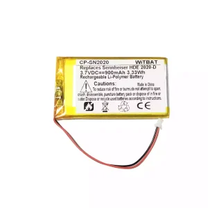 Batteria di ricambio per cuffie Sennheiser HDE 2020-D,HDE 2020-D II,HDE 2020-II