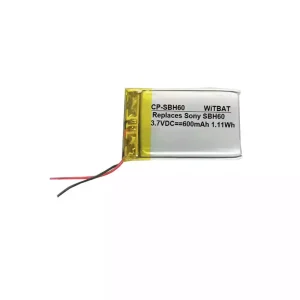 Batteria di ricambio per cuffie Sony SBH60