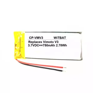 Batteria di ricambio per cuffie Vimoto V3,V6