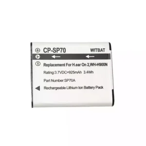 Batteria di ricambio per cuffie Sony NP-SP70,SP70A,SP70B