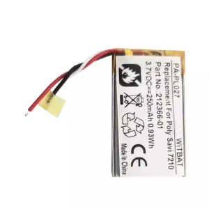 Batteria di ricambio per cuffie Plantronics Savi 7210,Savi 7220,S7210T,S7220T